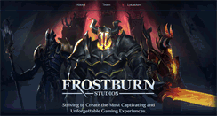 Desktop Screenshot of frostburnstudios.com